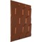 Ekena Millwork 19 5/8in. W x 19 5/8in. H Honeycomb EnduraWall Decorative 3D Wall Panel Covers 2.67 Sq. Ft. WP20X20HBBCO - alternate 5